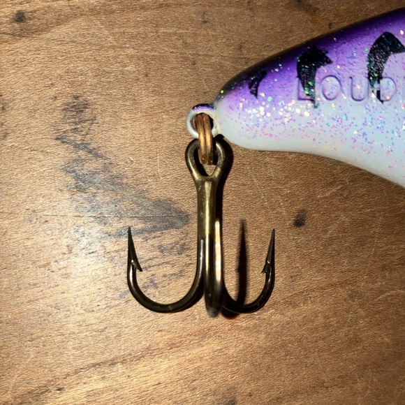 Vintage Manns Loudmouth II fishing lure /  Hooks - Picture 6 of 10
